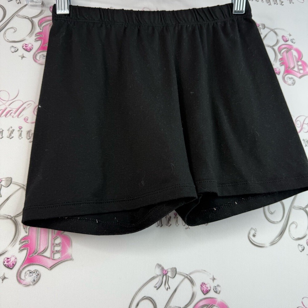 Urban kids shorts stretch Black Elastic-Waist Lounge Shorts - Picture 4 of 9